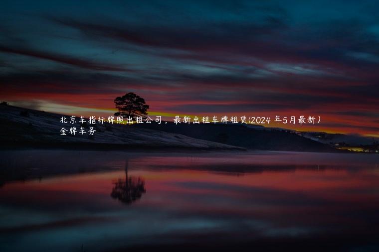 北京车指标牌照出租公司，最新出租车牌租赁(2024 年5月最新）