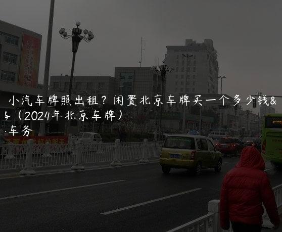 北京小汽车牌照出租？闲置北京车牌买一个多少钱价格（2024年北京车牌）