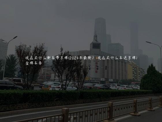 现在买什么新车带京牌(2024年最新）(现在买什么车送京牌)