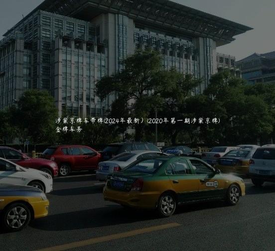 涉案京牌车带牌(2024年最新）(2020年第一期涉案京牌)