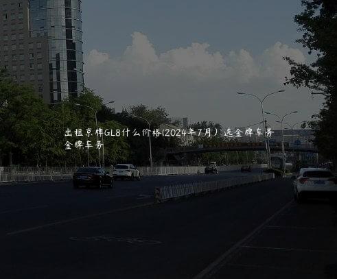 出租京牌GL8什么价格(2024年7月）选金牌车务