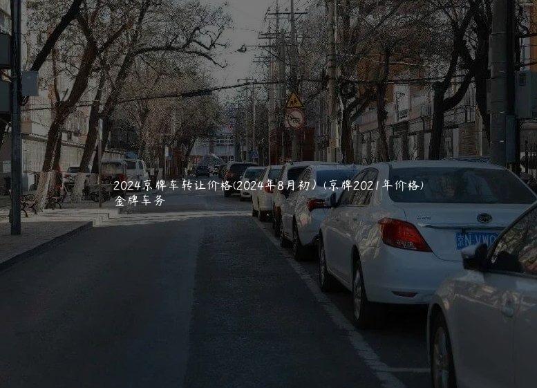 2024京牌车转让价格(2024年8月初）(京牌2021年价格)