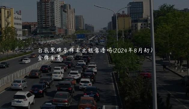 白底黑牌京牌车出租靠谱吗(2024年8月初）