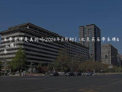 北京买车带京牌是真的吗(2024年8月初）(北京买车带车牌的车是什么牌)