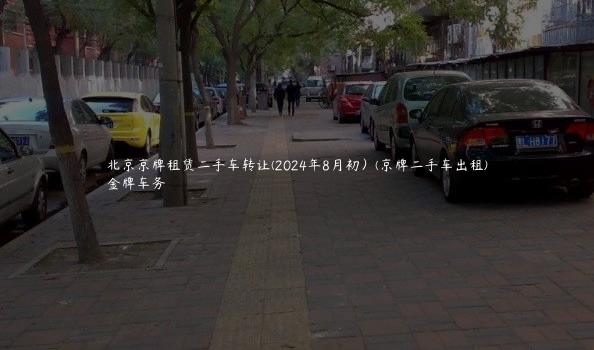 北京京牌租赁二手车转让(2024年8月初）(京牌二手车出租)