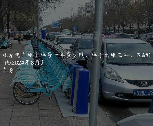 对照北京电车租车牌号一年多少钱、牌子出租三年、五年多少钱(2024年8月）