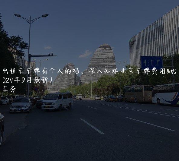 北京出租车车牌有个人的吗、深入知晓北京车牌费用多少(2024年9月最新）