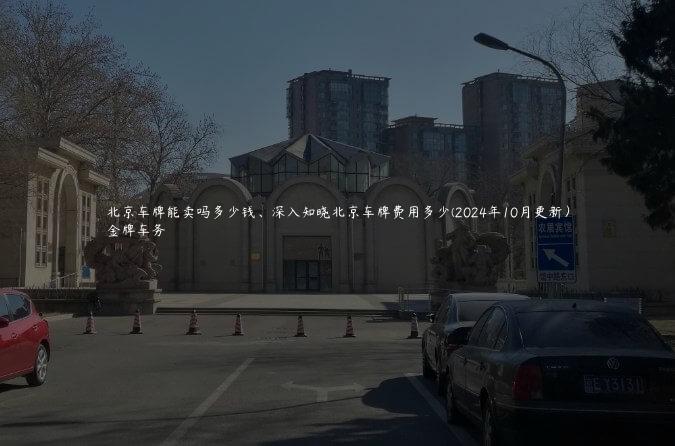 北京车牌能卖吗多少钱、深入知晓北京车牌费用多少(2024年10月更新）