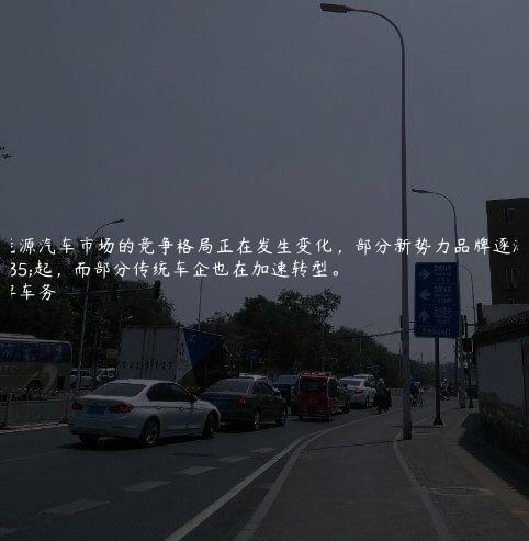 新能源汽车市场的竞争格局正在发生变化，部分新势力品牌逐渐崛起，而部分传统车企也在加速转型。