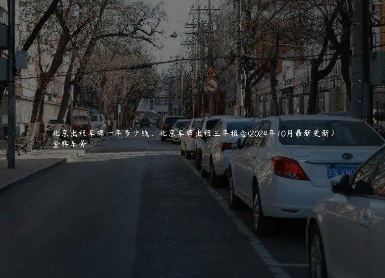 北京出租车牌一年多少钱、北京车牌出租三年租金(2024年10月最新更新）