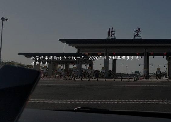 北京租车牌价格多少钱一年  (2020年北京租车牌多少钱)
