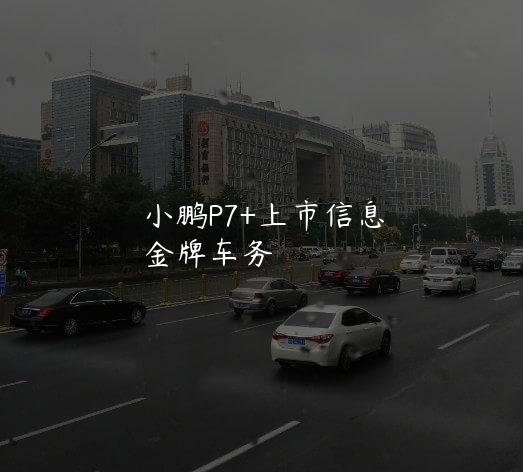 小鹏P7+上市信息