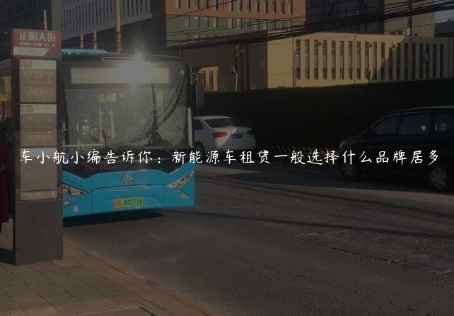 车小航小编告诉你：新能源车租赁一般选择什么品牌居多