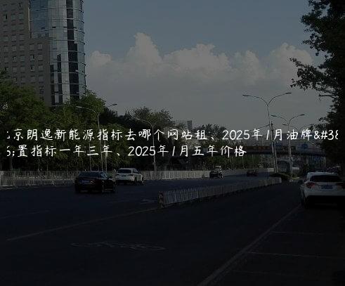 北京朗逸新能源指标去哪个网站租、2025年1月油牌闲置指标一年三年、2025年1月五年价格