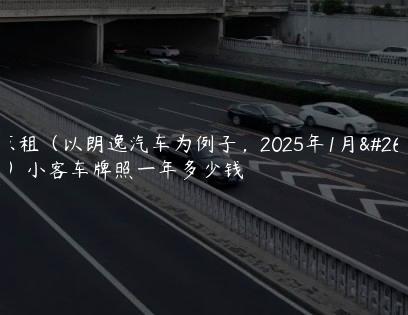 北京租（以朗逸汽车为例子，2025年1月最新）小客车牌照一年多少钱