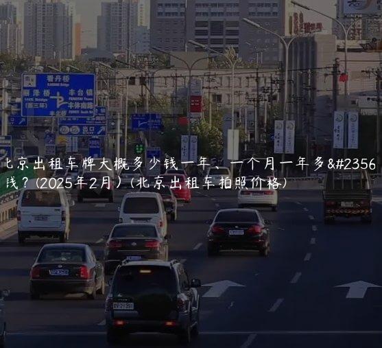 北京出租车牌大概多少钱一年、一个月一年多少钱？(2025年2月）(北京出租车拍照价格)