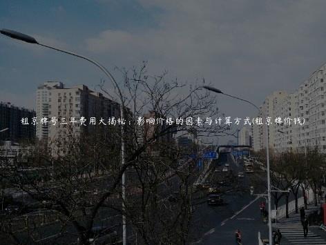 租京牌号三年费用大揭秘：影响价格的因素与计算方式(租京牌价钱)